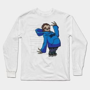 Sloth Skater Long Sleeve T-Shirt